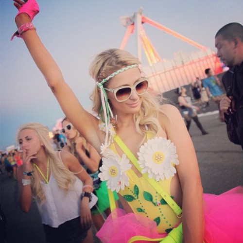 celebsoninstagram:  Paris Hilton: “At The Electric Daisy Carnival last year. Love the fun cost