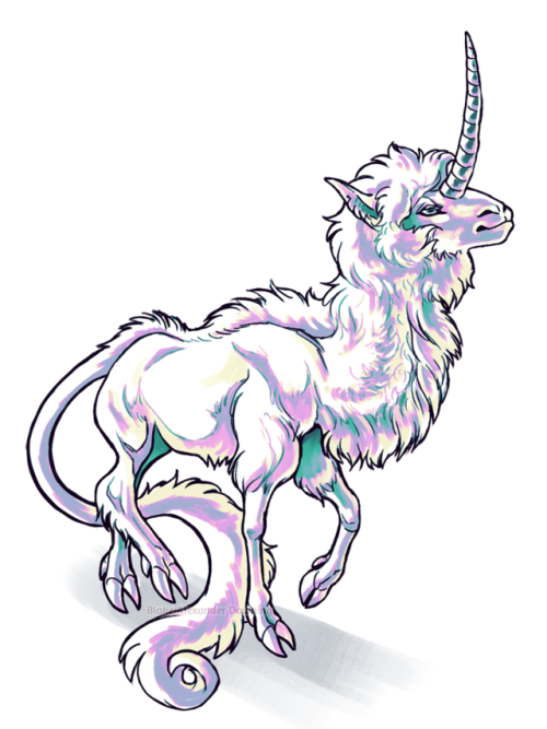 Second one today, since I missed yesterday!A unicorn loosely based off of a camel. Didn’t real