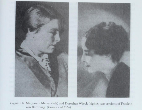 missinggirltrope:Caption: Margarete Melzer (left) and Dorothea Wieck (right): two versions of Fräule