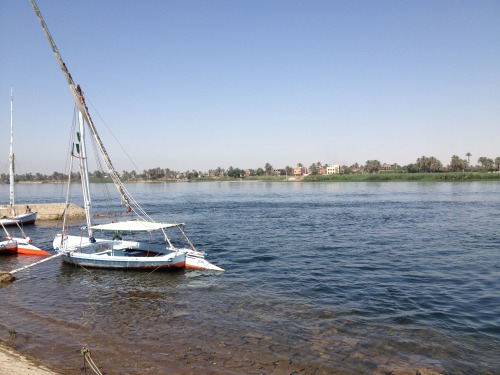 Yesterday woke up to the pyramids in Giza and today woke up to the Nile in Luxor.  