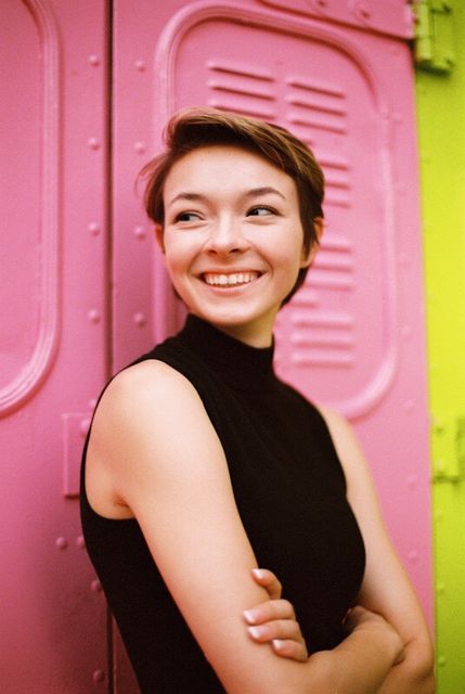 Millennial Pink, Smile, New York, One Woman Only, People, Young Women by EL3 Imagery on EyeEm