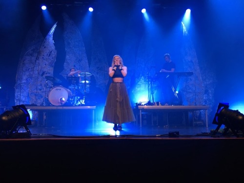 Aurora looking triumphant at the end of her concert :) Stavanger - 16/12/2017