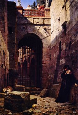 hadrian6:  Caesar’s entertainment. 1879. Vasily Polenov. Russian.1844-1927. oil on canvas. http://hadrian6.tumblr.com 