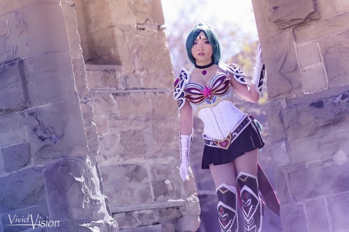 stellachuuuuu:  Battle Sailor Pluto cosplay Made by me Photos by Randy Gee Photographee and Vivid Vision Taken in Calgary