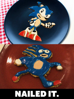 Awkwardsonicphotos: Sonicthehedgehog:   When You Follow A Pro Cookie Recipe Online.