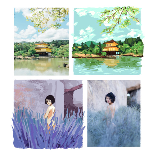 a series of speed paint studies I’ve completed over the past weekcakes // temple // model inst