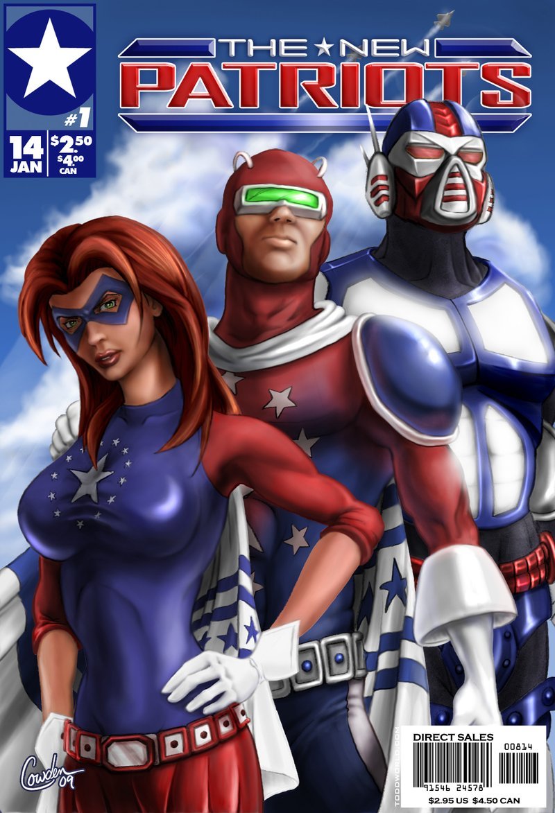 fantasy-scifi:  New Patriots Comic Coverby War-Patriot