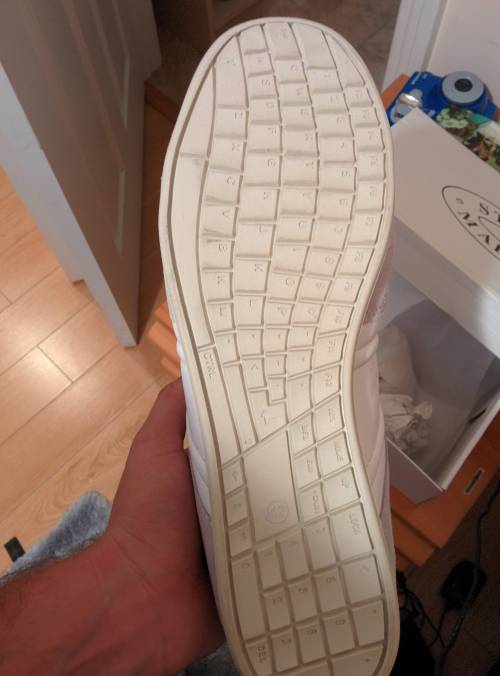 stunningpicture:  My brother works in tech support, I got him these shoes