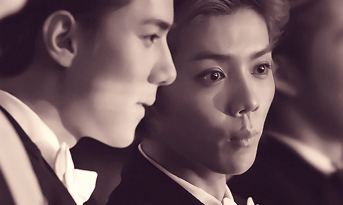 khaenine:  Luhan your derp is showing, ft. Sehun 