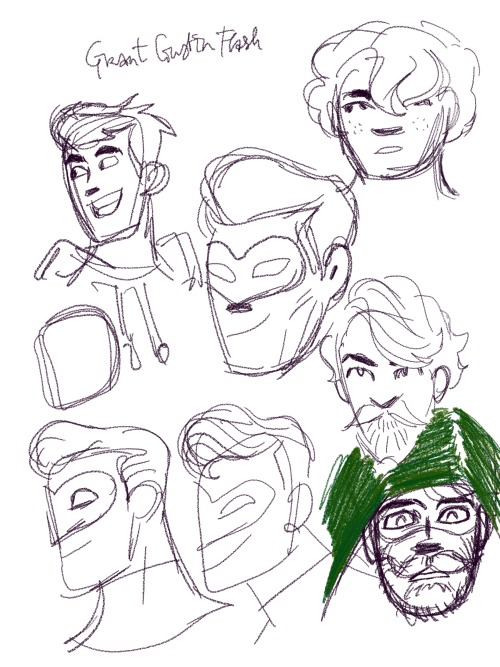 DC comics/tv fanart featuring: Grant Gustin Flash, some form of GLTAS Hal and my attempt at mixing a