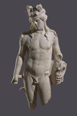 pipouch:  Marble statue of Dionysus, 2nd c. A.D  