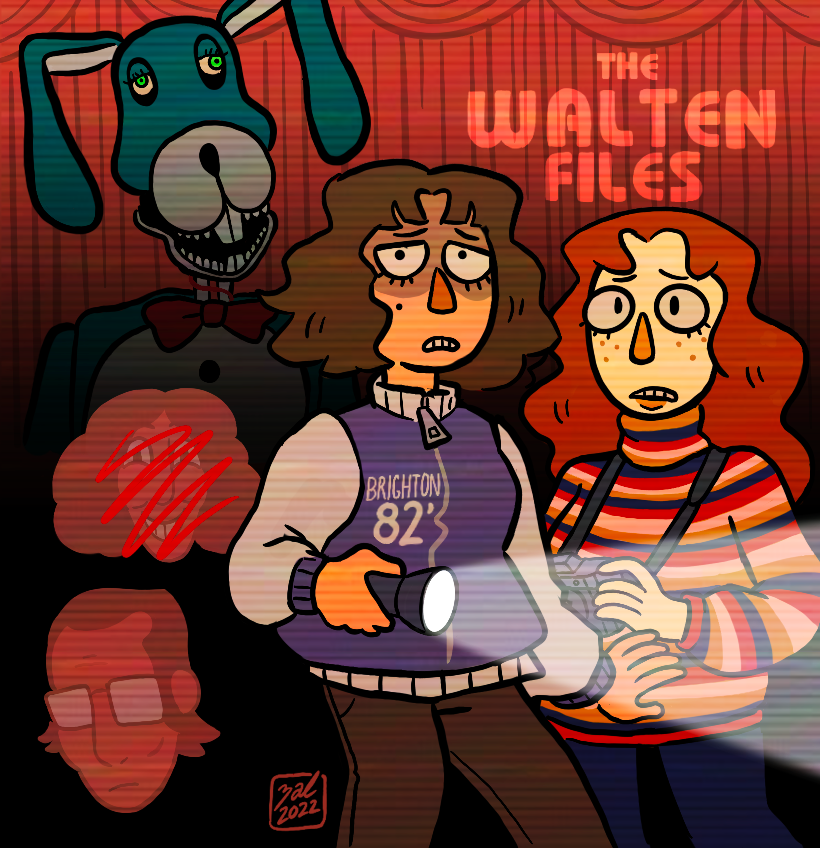guy who likes the walten files a normal amount — WALTEN FILES ARTTTTT I am  in love with this series