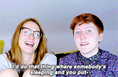 lauraholliis: If you wanted to pull a prank on each other, which prank would it be?