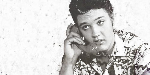 vinceveretts:  Elvis at his Audubon Drive home, photographed by Bob Williams, 1956. 