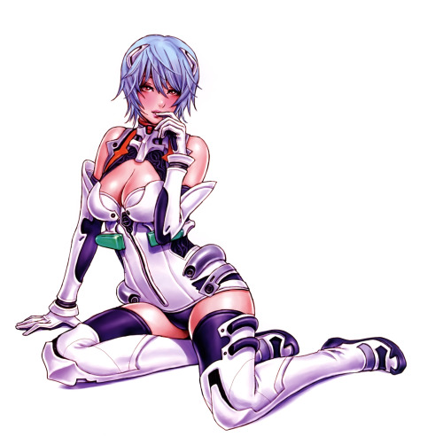 artbookisland:Rei Ayanami by Shunya Yamashita-> HD scan <-