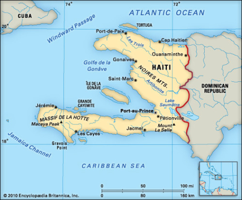 Where Is Haiti Located Geographically / Haiti Location On World Map ...