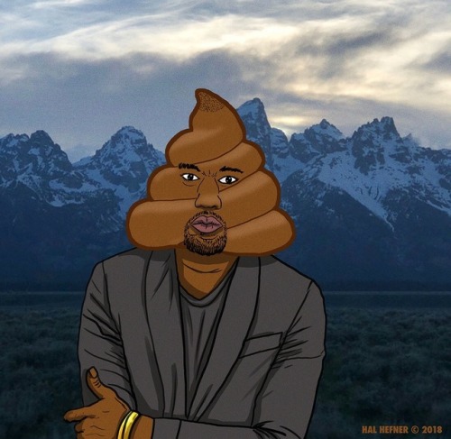 Some new Kanye art inspired by his edgy new album.  Poopy-di scoop Scoop-diddy-whoop Whoop-di-scoop-