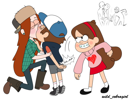 wildcobragirl:The kissDipper’s dream has come true thanks to Mabel.