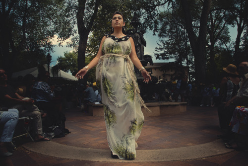 Native Haute Couture Fashion Show, Santa Fe Indian Market 2015