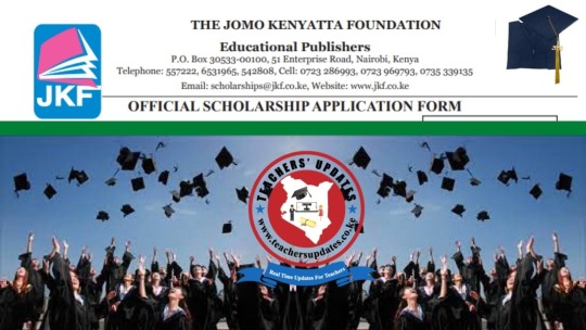 Jomo Kenyatta Foundation Scholarship Form