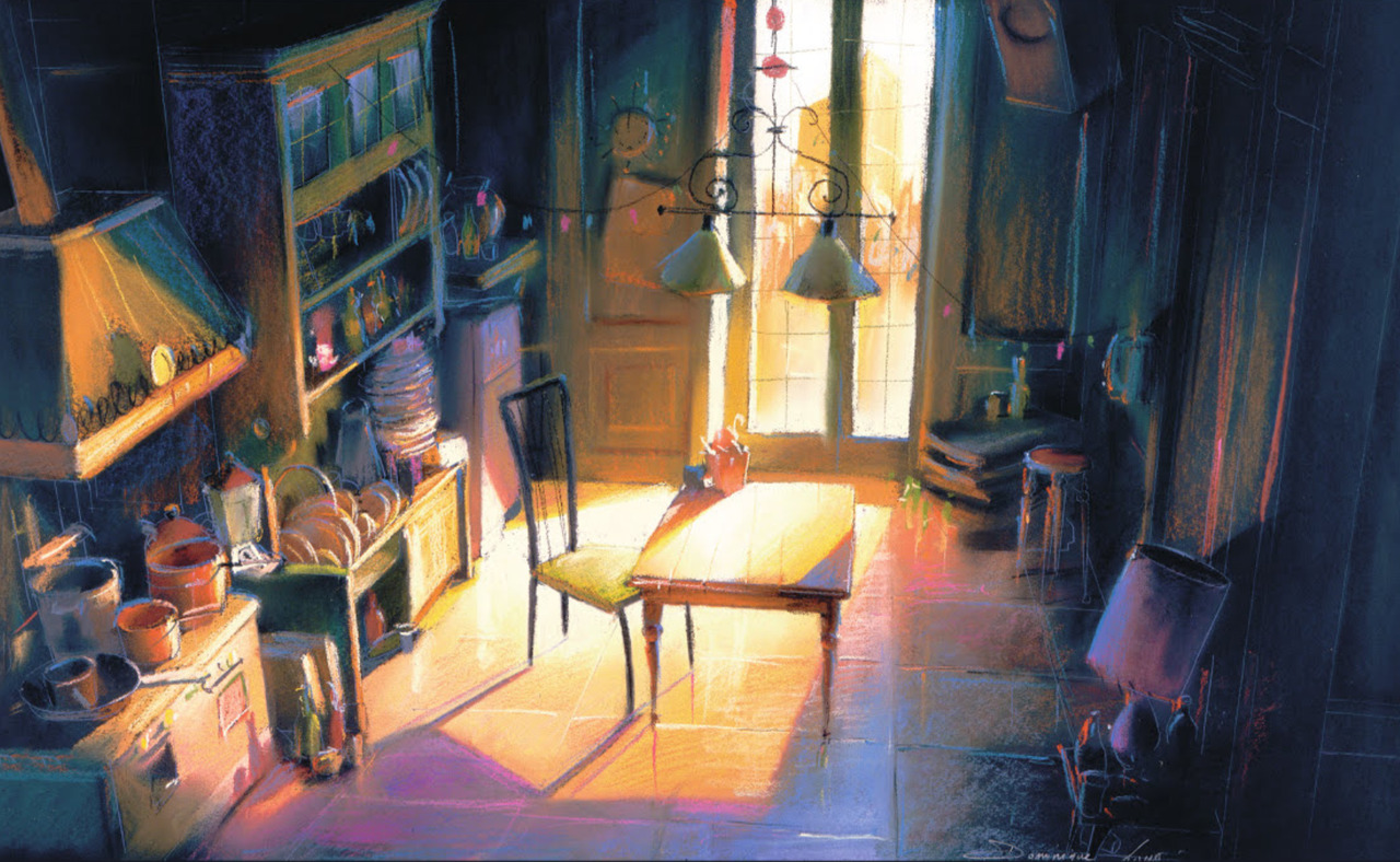 scurviesdisneyblog:Visual development for Monsters Inc. by Dominique Louis 