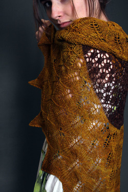 podkins:  Oooh my goodness.  This is glorious! Tuscan Sunflower Shawl by Geoffrey Hunnicutt on Ravelry. This knitting pattern is available for a wee fee -  buy it now. 