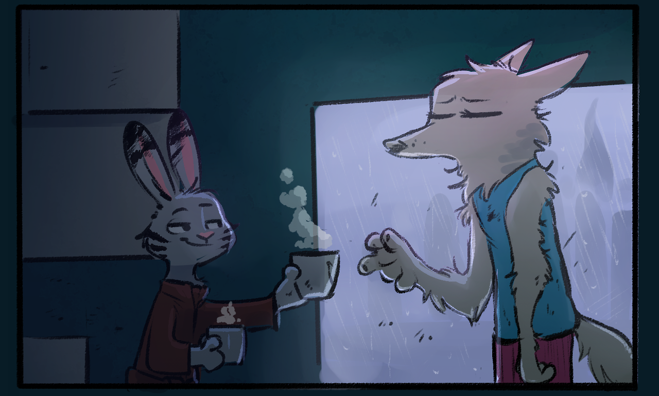 mistermead: ahappypichu-mod:  Morning Coffee Collab with Mead. Full-Res: Here   Had