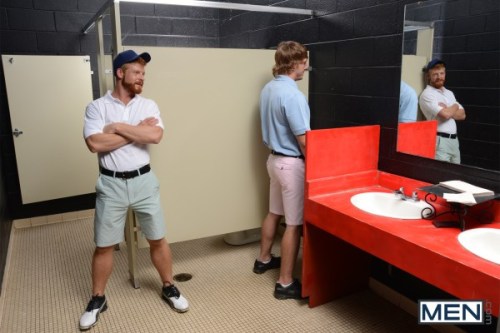 Toilet action - Bennett Anthony fucks Tom Faulk