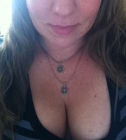 curiouswinekitten2:  My cleavage on a sunny