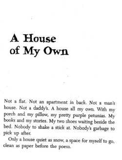 The House on Mango Street — Sandra Cisneros.