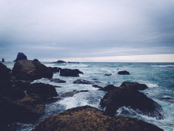 leaberphotos:  Summer waves they roll back, sipping from a peppermint teaIndian Beach, Oregoninstagram