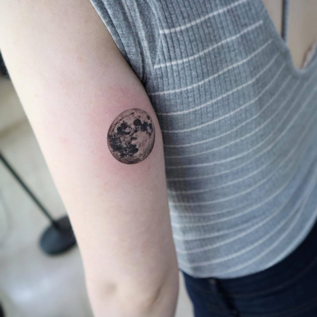 TATTOOIST_ WONSEOK — ⭐️ ▫️Moon Tattoo ▫️달 타투 #illust #tattoo...