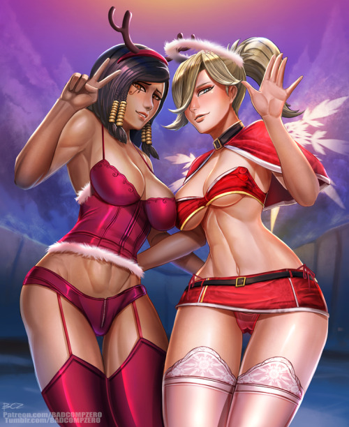 badcompzero:  Mercy Christmas & Pharah Reindeer    hohoho Mer®cy Christmas and happy new year.  I have to post early cuz busy between 23-25 Dec  NSFW Preview here    Patreon Reward  - S Tier (ŭ)  : get HD file     - SSS Tier (บ) :   