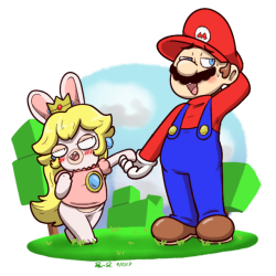 mistersaturn123: So… i like the rabbids game I love Rabbid Peach Is this real life?  &gt; 3&gt;