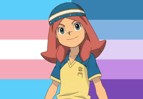 Today’s trans lesbian is:
Touko Zaizen (Inazuma Eleven)