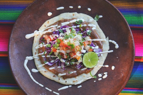 Local corn tortilla | cacao mole | pico de gallo | cashew sour cream 