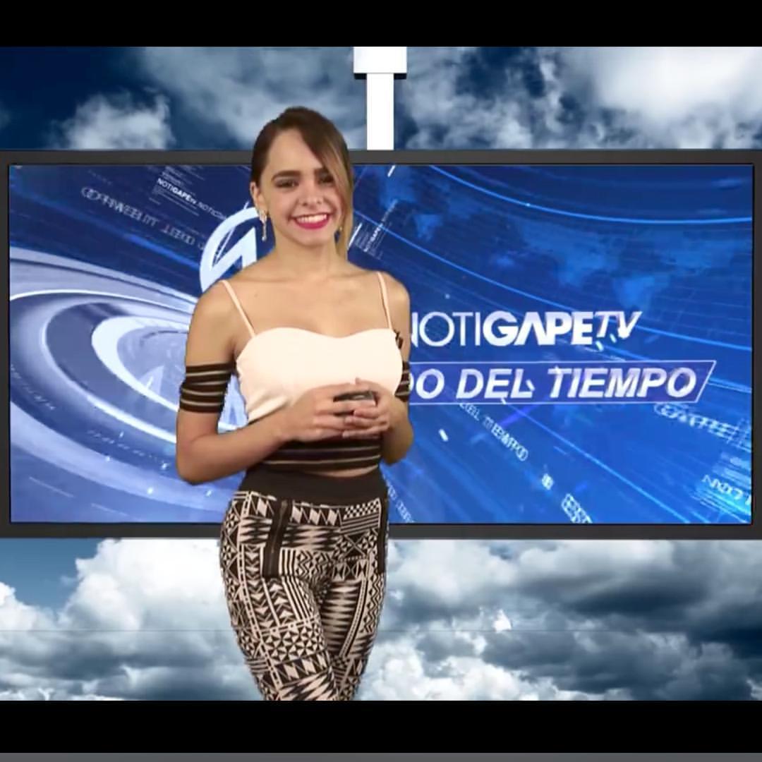Girl weather mty tv Yanet García