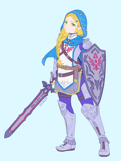 shinoot:prince Link and knight Zelda