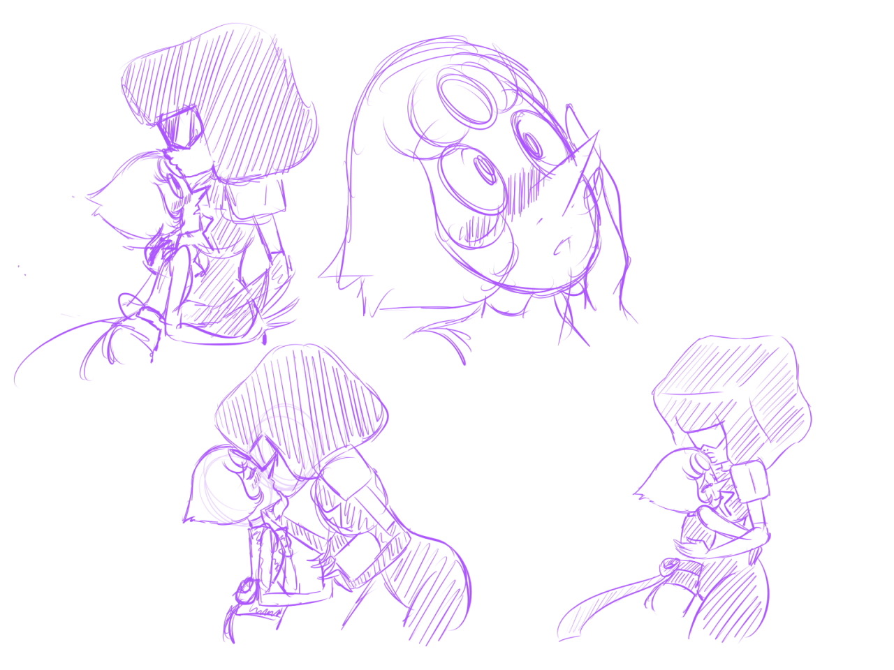 gemobsession:  Yeah, believe it or not. Garnet noticed you ♥   Look how happy