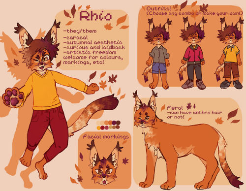 a couple refs ive done recently for my two fursonas!! 