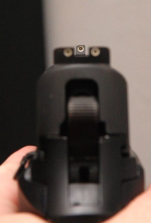 sigsauer-ist:victran:Kyle Defoor - Sig Handgun Tip Sig’s come with factory #8 sights front and rear.