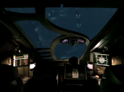 The Delta Flyer Visits A Water World, Star Trek: Voyager, “Thirty Days” S5E09″