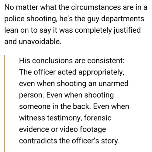 shortheaux:  blackkidzen:  darvinasafo:  http://m.dailykos.com/story/2015/08/03/1408341/-Psychologist-openly-admits-he-trains-police-officers-to-shoot-first-and-ask-questions-later      S-I-G-N-A-L B-O-O-S-T  No. YOU DON’T GET TO DO THIS AND SLIP UNDER