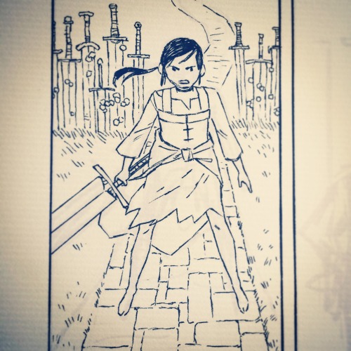 necropoliscomic:So. These are some snapshots of my inks from the next three pages of Necropolis. UNF