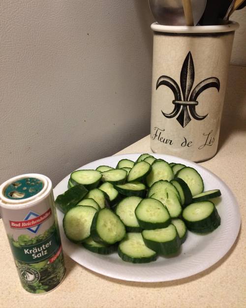 It was the best of times, it was the worst of times. Nothing says summer like a plate full of cucumb