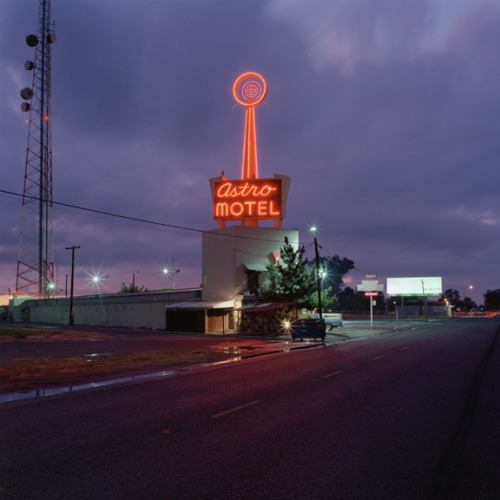 A sort of reversal is always at work in the motel sign — its glaring neon belies the humble structure it announces — but there are certain cases in which the outlandishness factor verges on the otherworldly. Such is the peculiar preoccupation with...