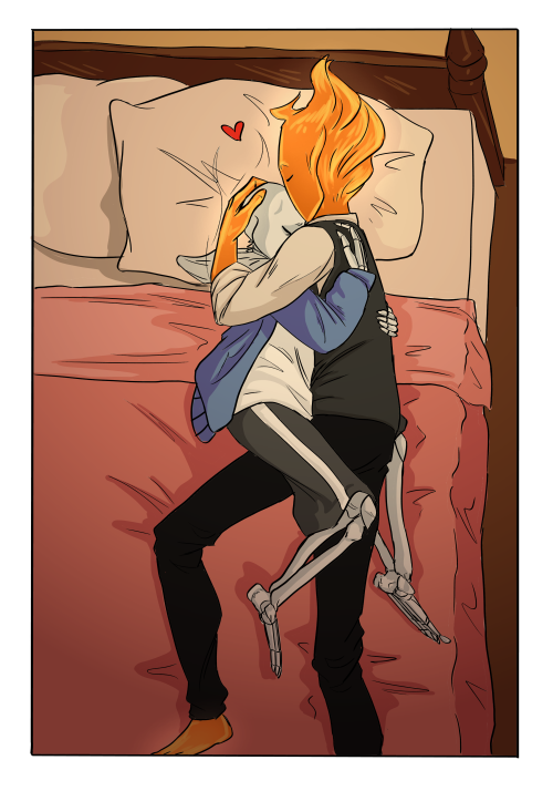 evenworsensfwblog:  Anonymous asked: Ah! You like sansby? Could you draw something with them? (fluff, nsfw, whatever you want) Angst? Angst. Fluff and angst. 
