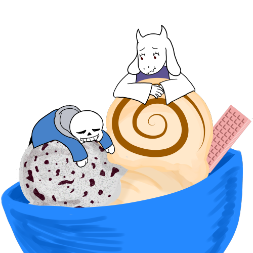 Undertale Deleted Scene of Sans Eating Ice Cream Shared - Siliconera