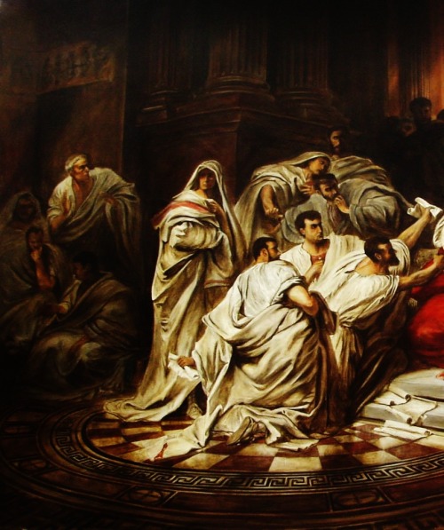 last-of-the-romans: Art History Meme: 2 Paintings The Murder of Caesar by Karl von Polity (1865) Oct