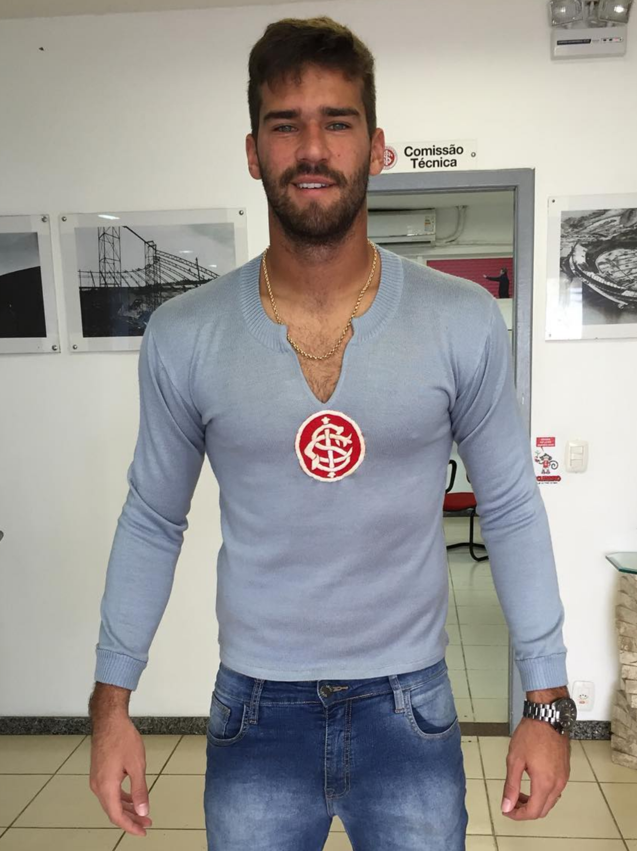 hottestboysmodels:  Brazilian Footballer Alisson Becker busted ! More boys &amp;